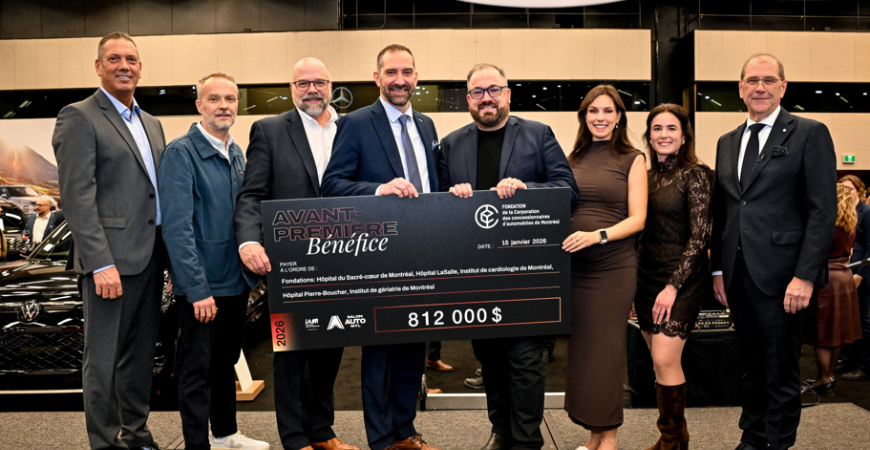 Gala de l’Avant-Première Bénéfice 2026 : 812 000 $ remis à cinq fondations hospitalières